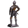 Toy Tin Soldier Medieval Knight with war axe and scutcheon 105mm