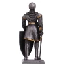 Cínový vojáček středověký rytíř s koněm na erbu 105mm