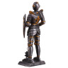 Toy Tin Soldier Medieval Knight with mace and French lily on the cuirass 105mm