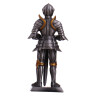 Zinnsoldat mittelalterlicher Ritter mit Zweihandschwert und Klingenbrechern 105mm