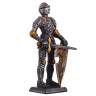 Toy Tin Soldier Medieval Knight in tournament armor with floral decor 105mm