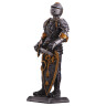 Toy Tin Soldier Medieval Knight in tournament armor with floral decor 105mm