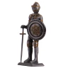 Armor Toy Tin Soldier Medieval Knight with round shield and sword 105mm