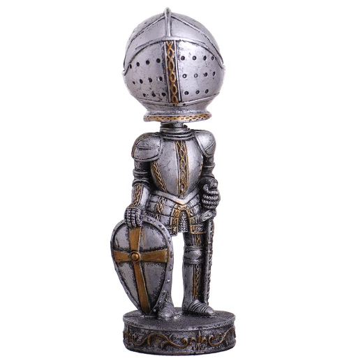 Cartoon Statue Renaissance Knight 15cm