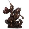 Sculpture Saint George kills the dragon 31cm