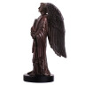 Angel figure Archangel Uriel with holy scripture and flame of hope 20cm