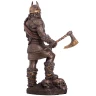 Soška svalnatý Viking se dvěma sekyrami