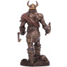Muscular Viking with two axes, resin model figure