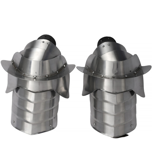 Medieval Steel Pauldrons, 18 gauge