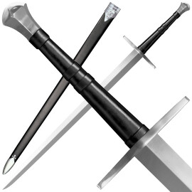 Hand-and-a-half Sword, Bastard Sword with scabbard, sharp