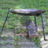 Steel camp fire bowl, 45cm diameter