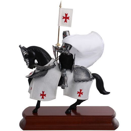 Figure of a Mounted Templar Knight