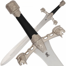 Alexander the Great ceremony sword, old brass finish