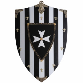 Wooden shield Knights Hospitaller