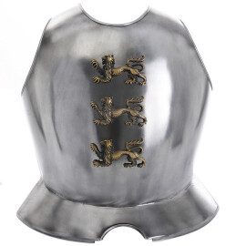 Cuirass with three golden lions, coat of arms of England under Richard I.