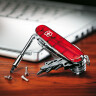 Schweizer Taschenmesser CyberTool M, rot transparent