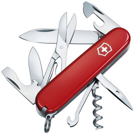 Medium Swiss Pocket Knife Climber, red