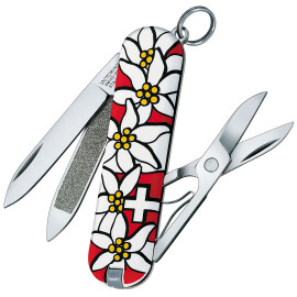 Small Swiss Pocket Knife Classic SD, Edelweiss