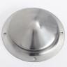 Shield boss with four rivets and polished finish 16.5cm