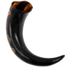 Drinking horn engraved with orange blossom
