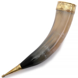 Viking ceremonial drinking horn