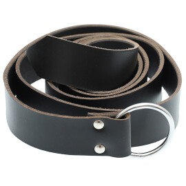 Belt with a ring buckle 185cm