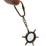 Keychain Ship's wheel with magnifying glass - Sale