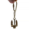 Navy Stockless Anchor Key Chain
