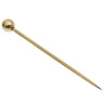 Hair pin with brass ball 12cm