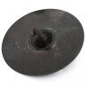 Center-pointed round steel shield 48cm