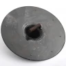 Center-pointed round steel shield 48cm