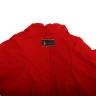 Red gambeson with full sleeves and cotton buttons