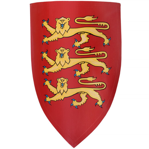 Schild von König Eduard I., aus Holz, bemalt