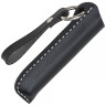 Elegant slim pocket knife with leather case