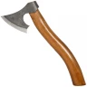 Viking one-handed ax with leather sheath