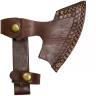 Vikingská jednoruční sekera s koženým pouzdrem