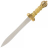 Red-gold Roman dagger with scabbard