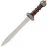 Silver-brown Roman dagger with scabbard