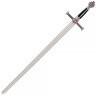 Templar sword with red cross