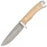 Damaškový nůž s rukojetí z jemného olivového dřeva