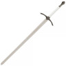 Decorative white sword with scabbard