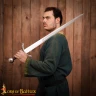 Dekoratives mittelalterliches Schwert mit Kugelknauf