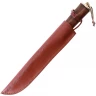 Viking knife with Wooden Handle and Leather Sheath