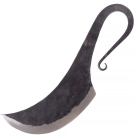 Středověký užitkový nůž s koženým pouzdrem