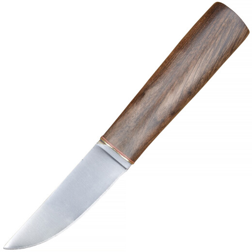 Wikinger Messer mit Walnussgriff und Scheide