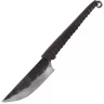 Geschmiedetes Messer mit umwickeltem Ledergriff, 21cm