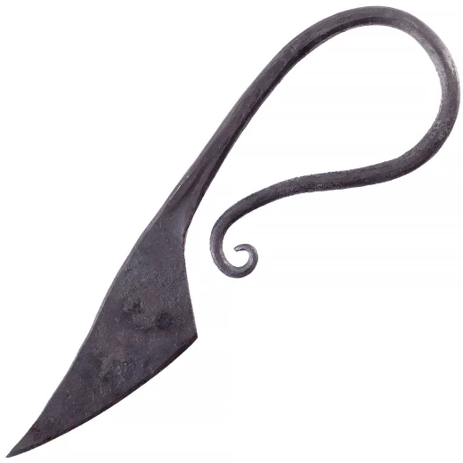Středověký užitkový nůž 15cm, ručně kovaný