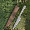 Jídelní nůž 18cm s kostěnou rukojetí a pochvou