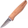 Severský řezbářský nůž z nerez oceli 440 s koženým pouzdrem