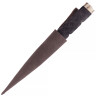 Sgian Dubh with damask blade and scabbard